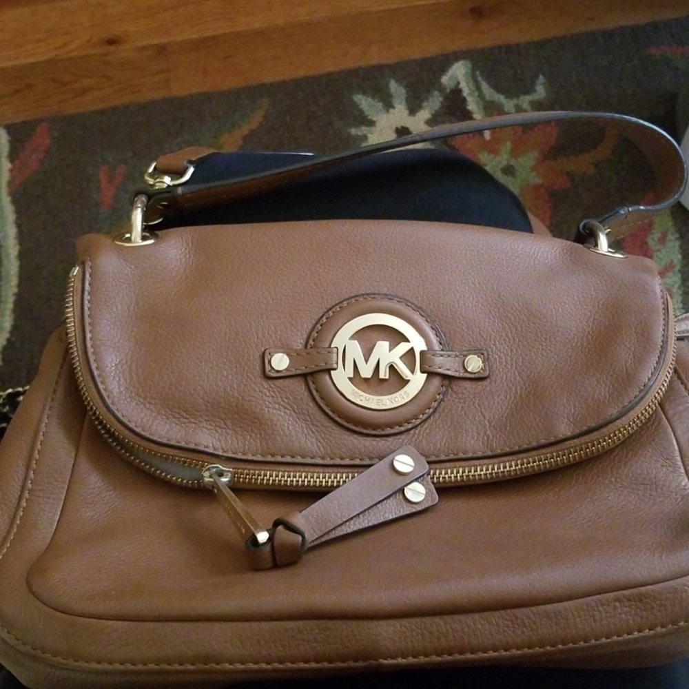 Michael Kors cognac crossbody